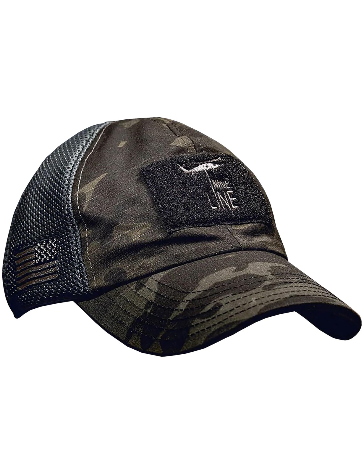American Made Mesh Back Hat, Adjustable Trucker Baseball Cap, Embroidered Ame…