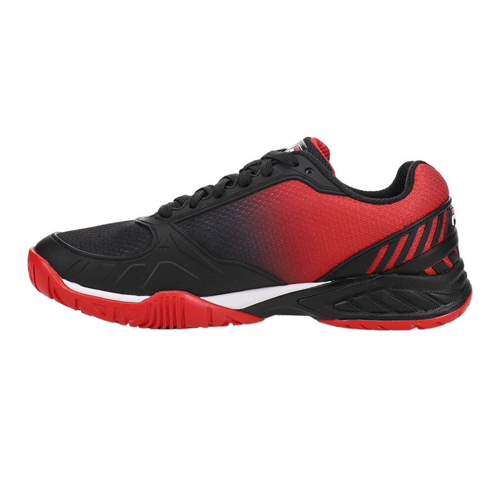Fila Volley Zone Pickleball Mens Black, Red Sneakers Athletic Shoes 1PM00595-01