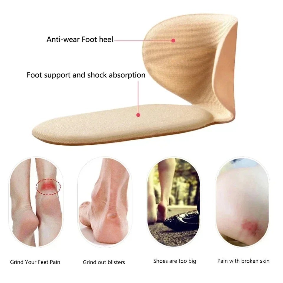 Heel Cushion Pads 4PCS Anti Slip Shoe Inserts Protectors