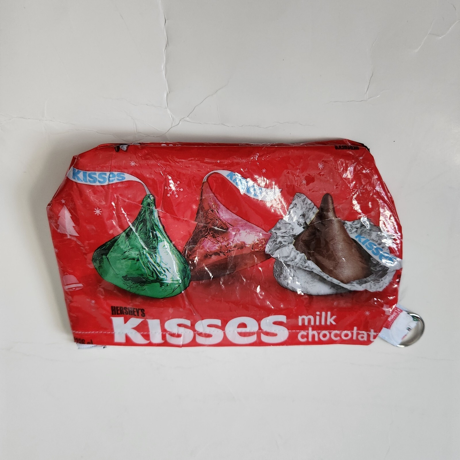 Recycled Hershey Kisses Milk Chocolate Homemade Bag ( Christmas) New