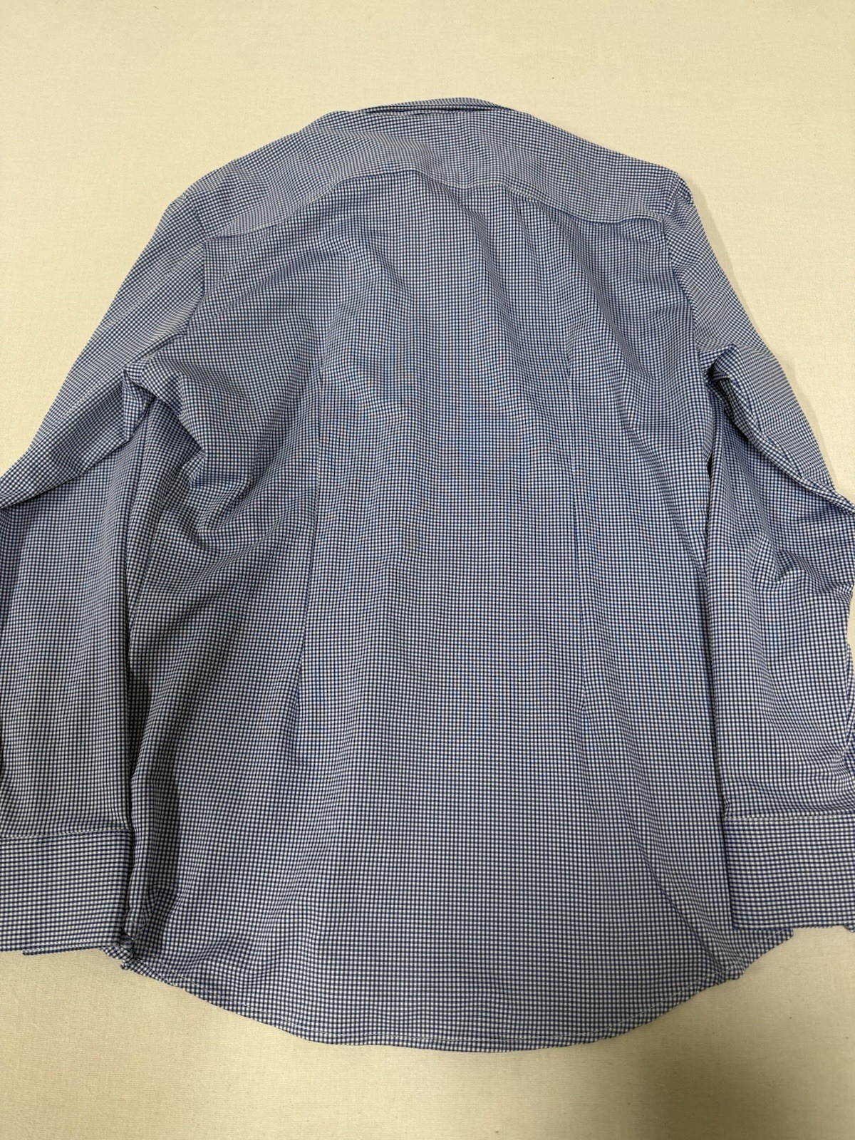 NWT Mizzen+Main Shirt Spinnaker Performance Trim Dress Mens M Blue Geo AOP 64