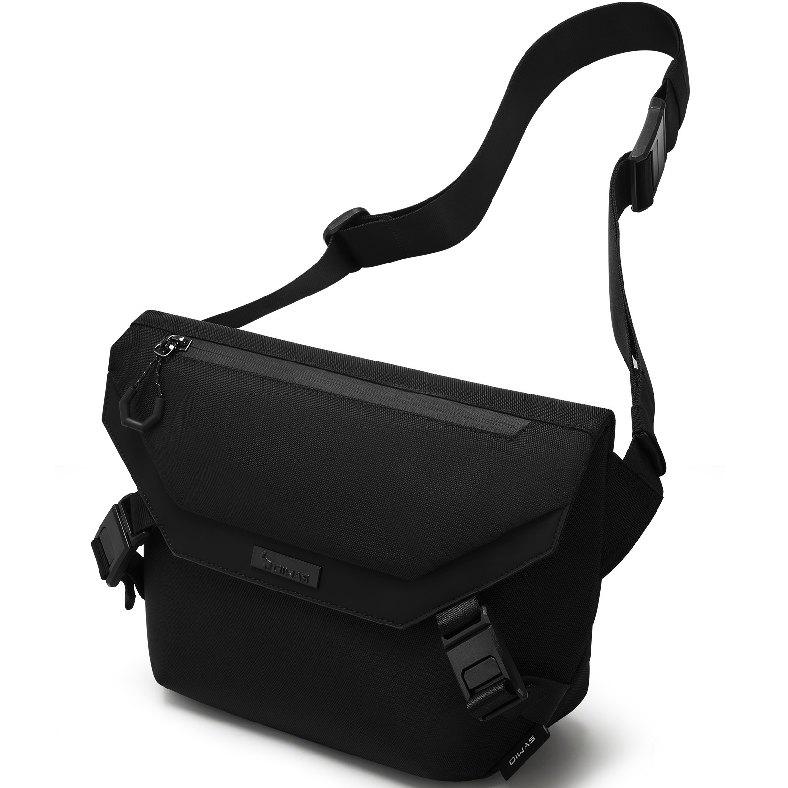 OIWAS Black Messenger Bag Men Crossbody Bag Shoulder Bag 10″ Ipad School Stachel
