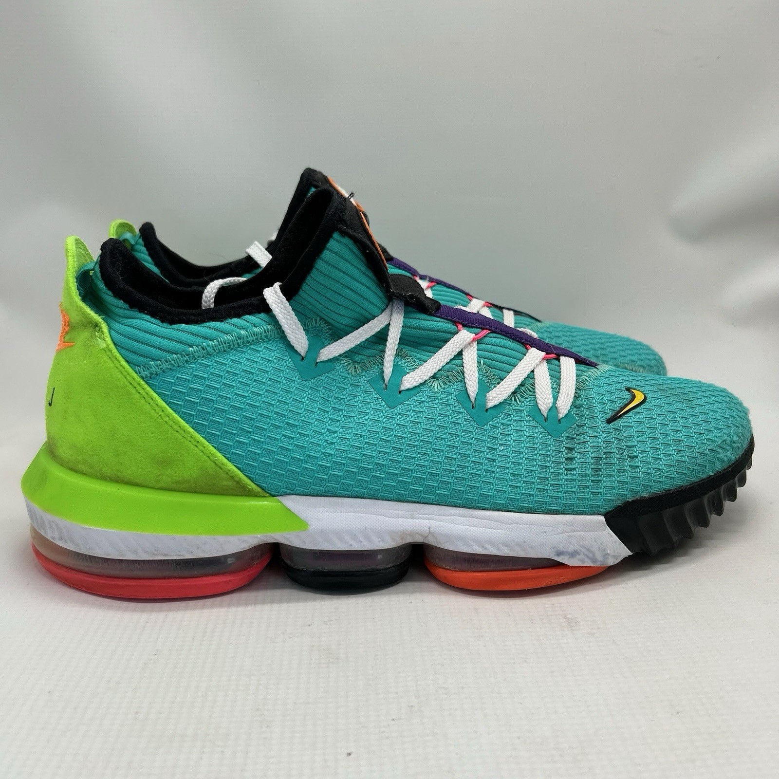 Nike LeBron James LBJ 16 Low Hyper Jade Men’s Size 14 US C12668-301 Basketball