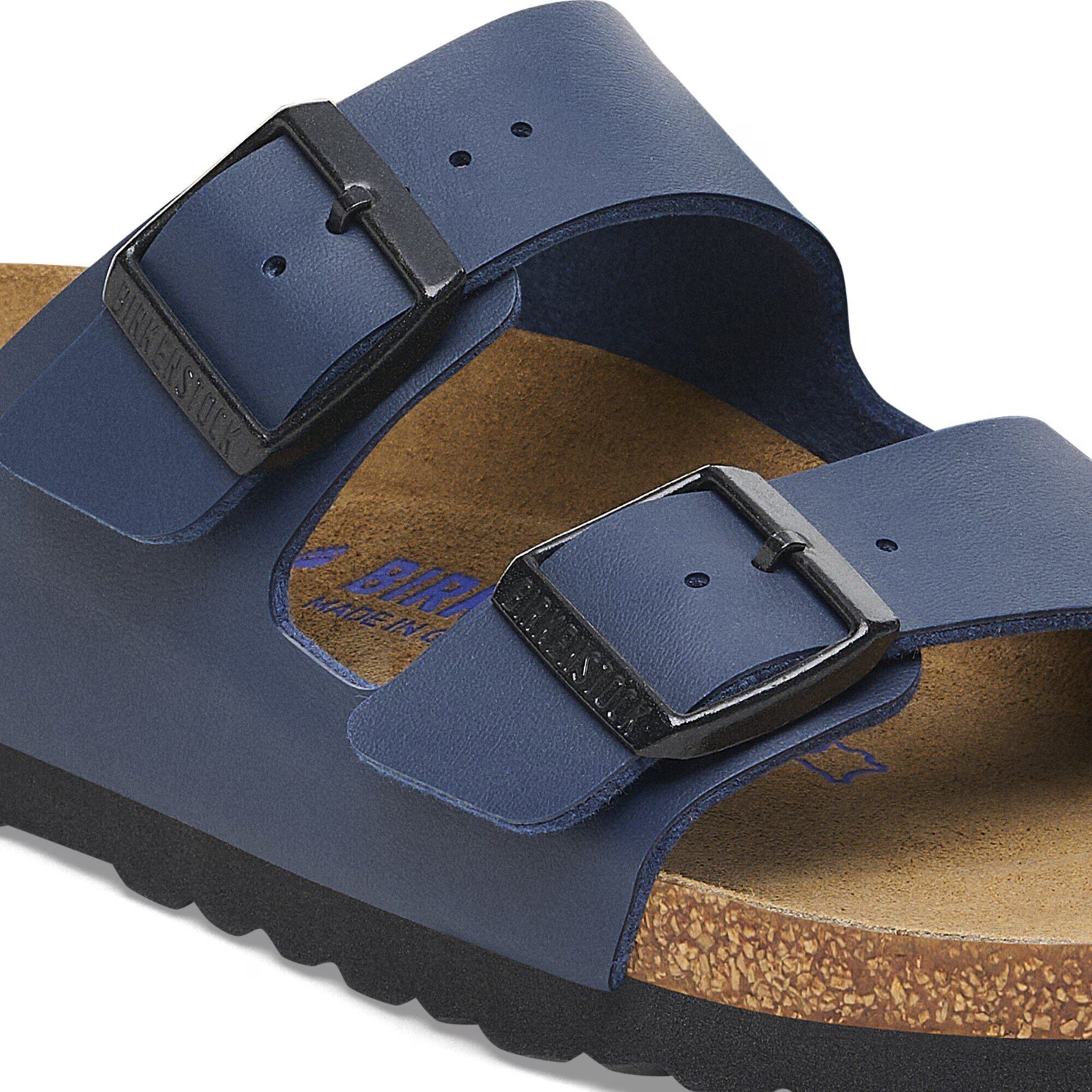 Birkenstock Arizona Soft Footbed Sandals Birko-Flor Blue Casual Shoes EU37-45