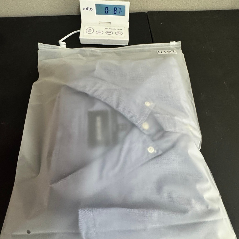 Bonobos Button Slim Fit Button Down XXL Blue Oxford Shirt Modern Preppy