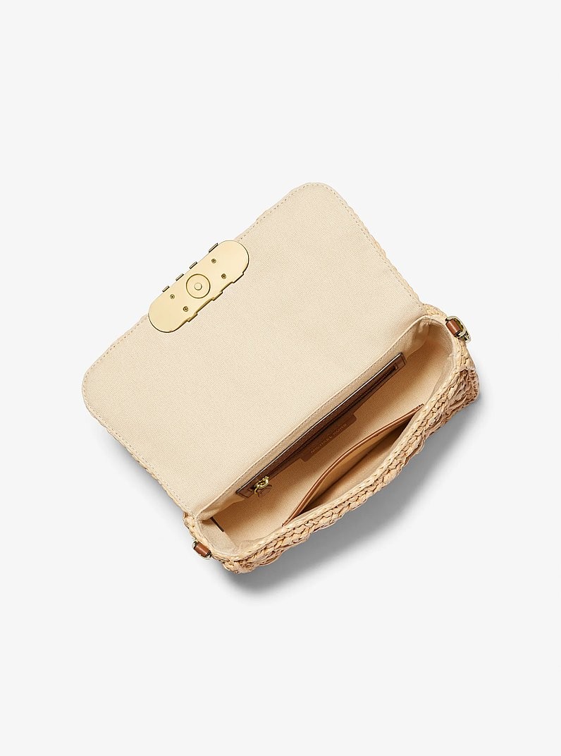 Michael Kors Parker Medium Polypropylene Straw Shoulder Bag 30S3S7PC2W