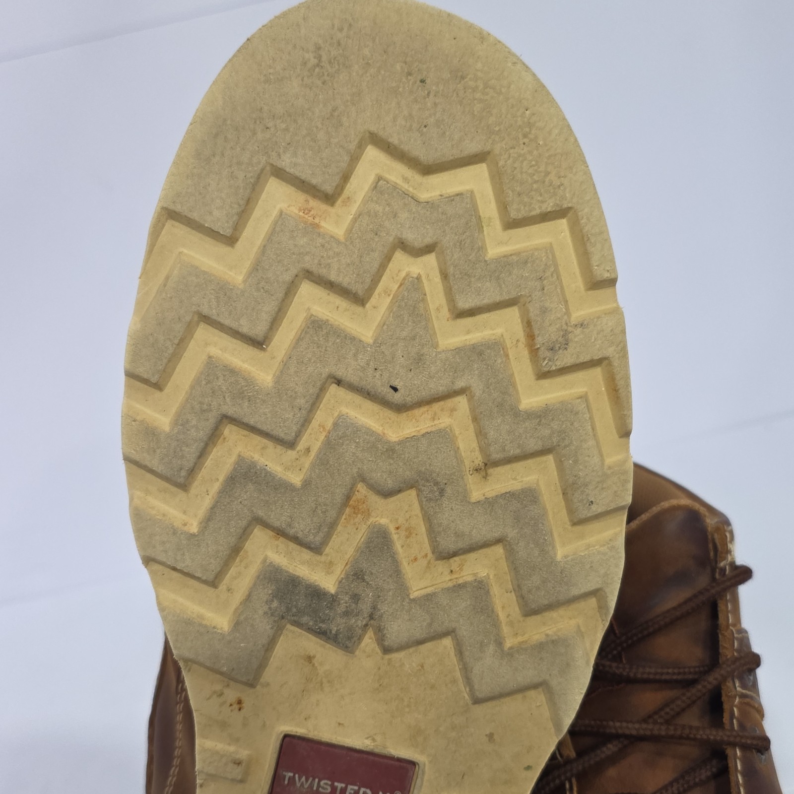 Twisted X Men’s 10 M Basket Weave Moc Toe Wedge Western Chukka Boots MCA0032