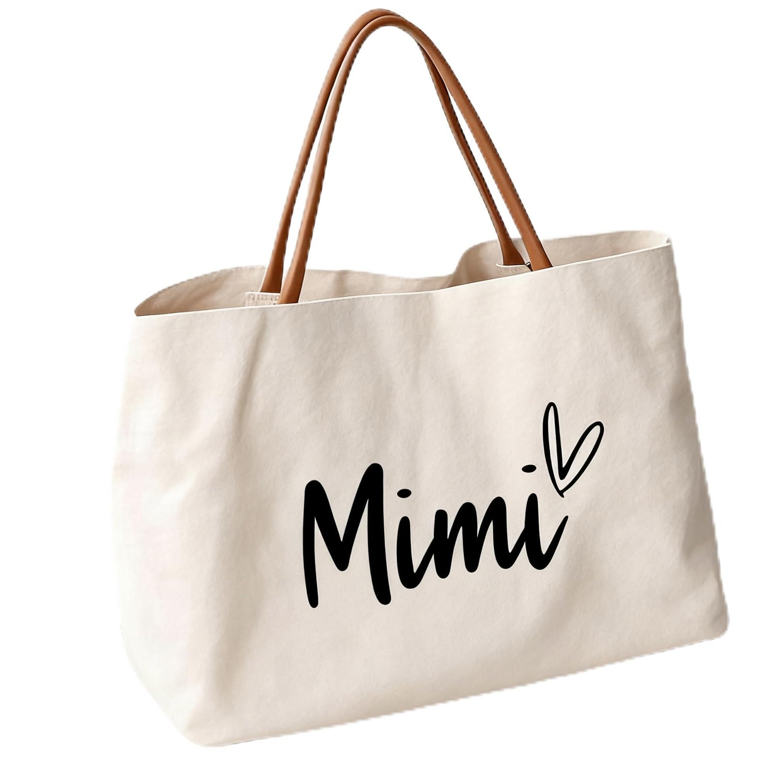 Mluiov Grandma Gifts Mothers Day Canvas Tote Bag Gigi One Size, Beige