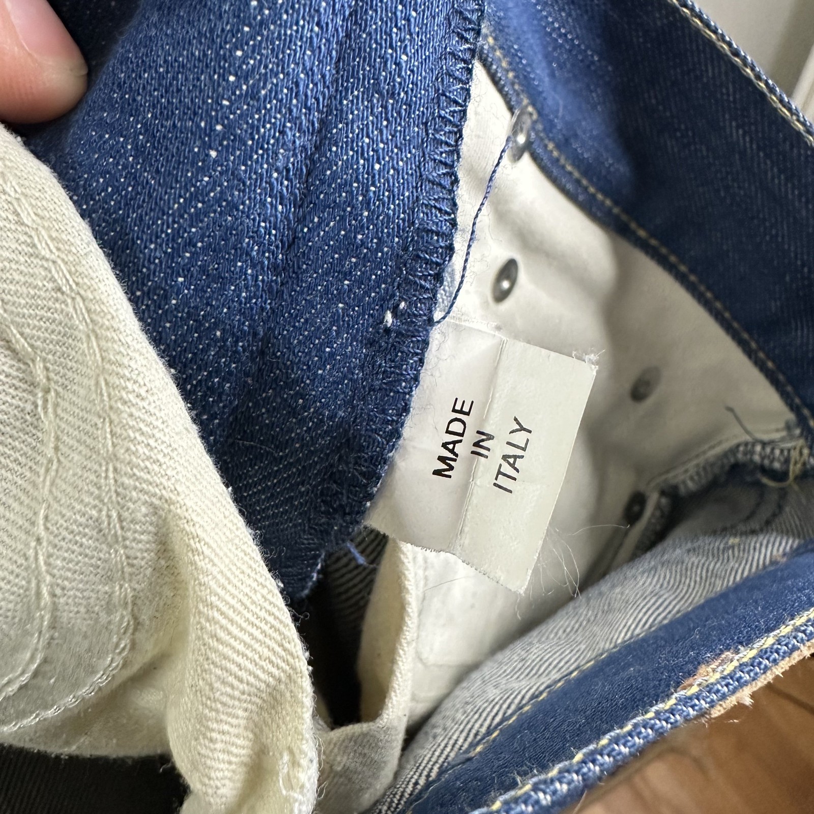 Acne Jeans Mens 30×32 Blue Medium Wash Straight Leg 100% Cotton Denim