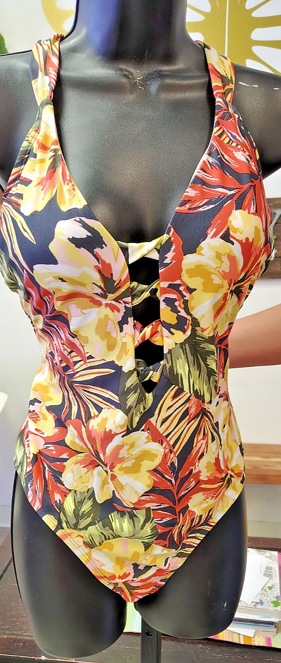 Beautiful Full Coverage New with Tags (NWT) Kona Sol Women’s One-Piece Swimsuit