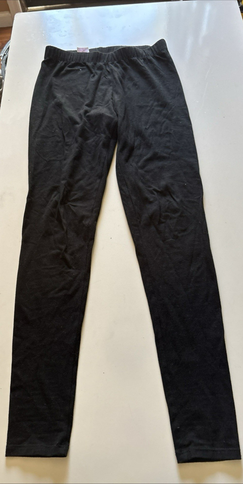 No Boundaries Leggings Juniors S. Black 95% Cotton 5% Spandex Lightweight