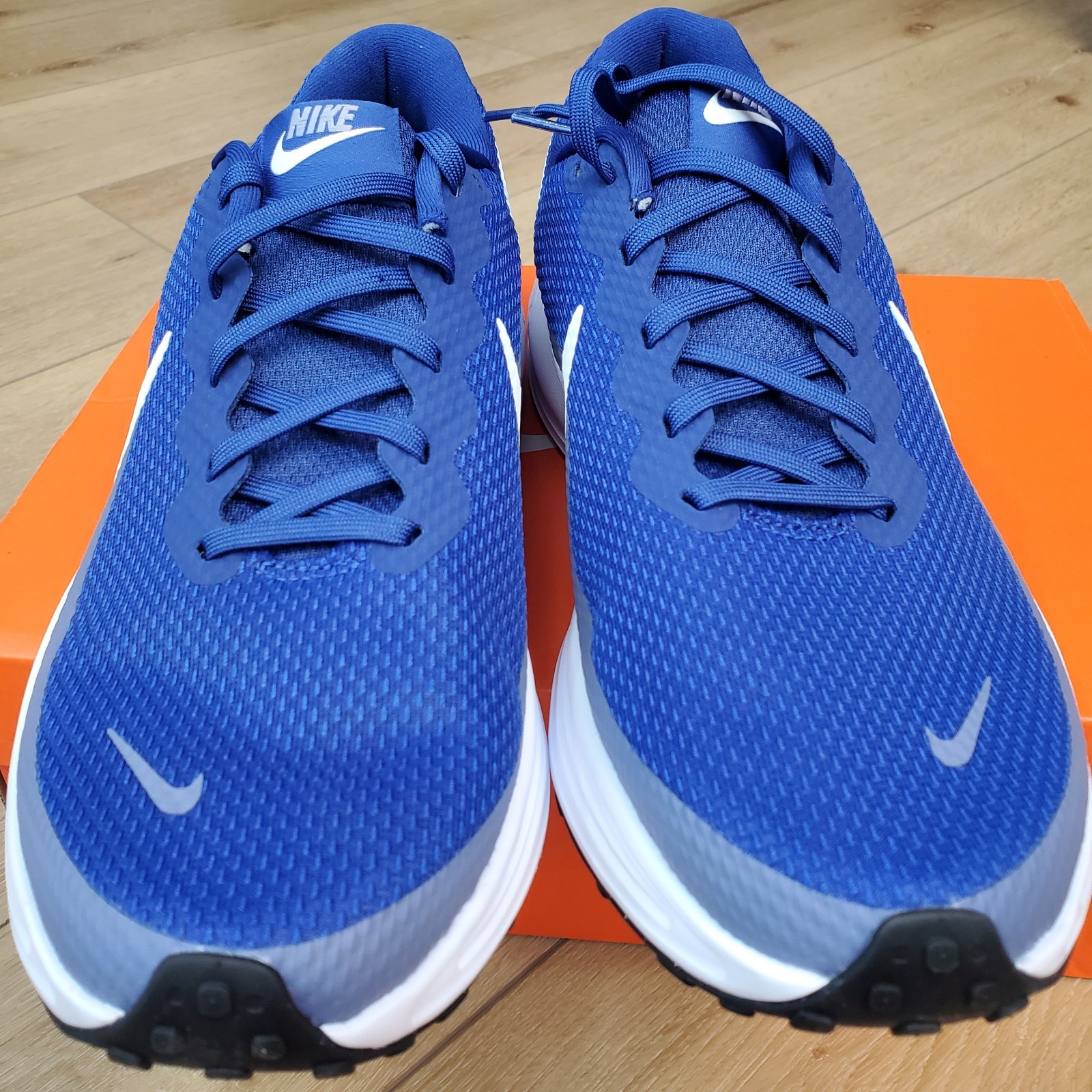 Mens Size 13 Nike Revolution 8 Shoes Royal Blue Black White Sneaker HJ9198-401