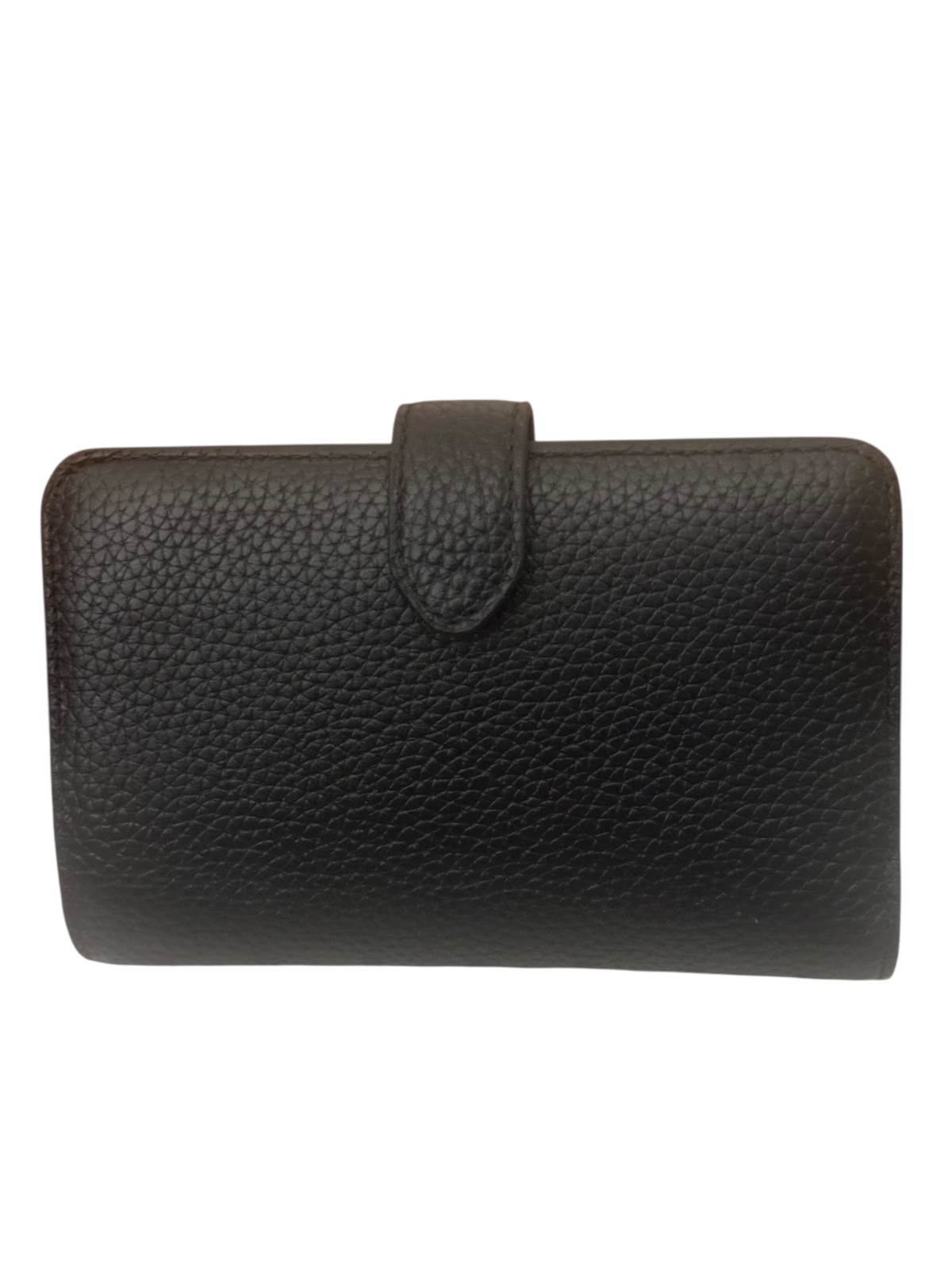 Kate Spade lena pebbled leather medium bifold wallet-black-8 card slots-ID slot