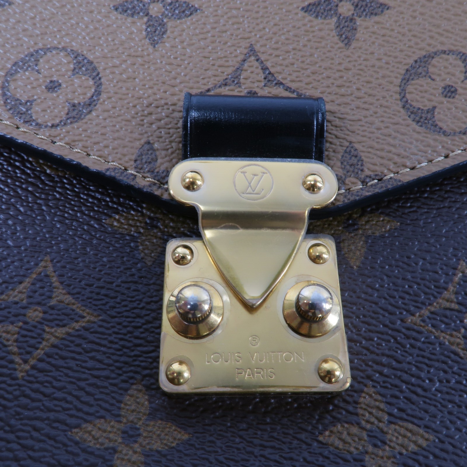 LOUIS VUITTON LV Pochette Metis 2 Way Shoulder Bag M44876 Monogram Reverse Brown