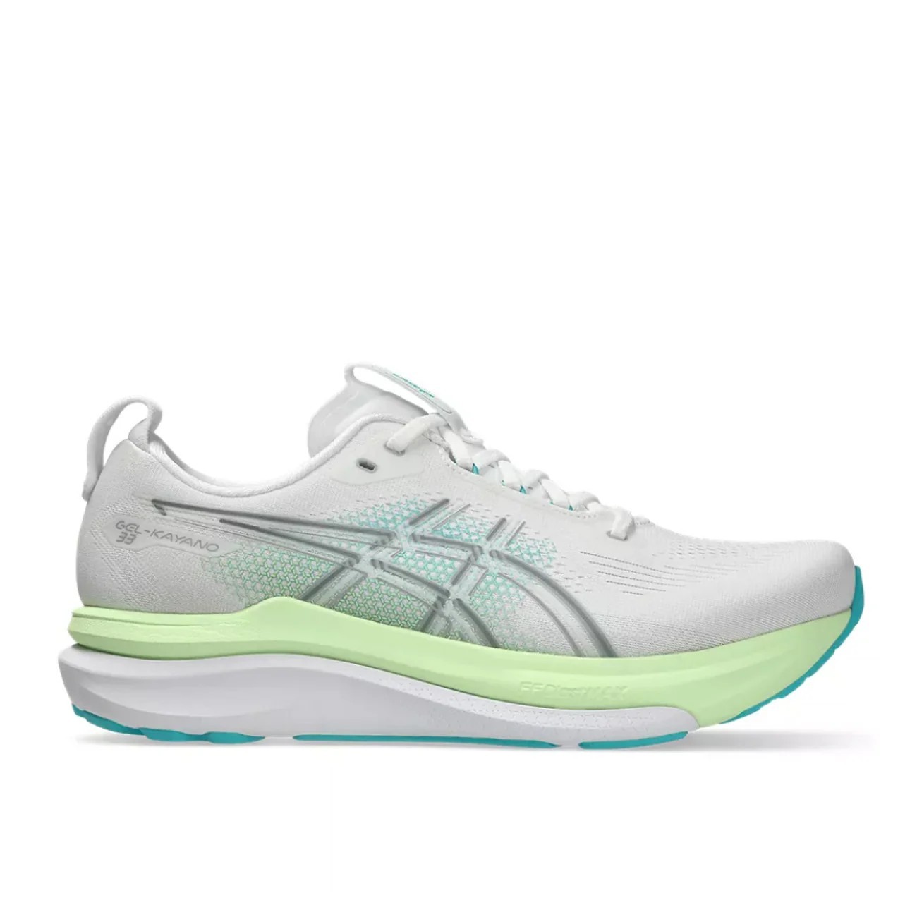 Asics Gel-Kayano 33 Men’s White Energy Aqua #Y