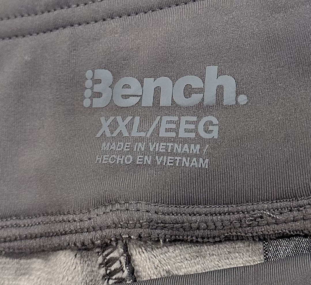 Bench Urbanwear Women’s Lined Leggings, Dark Gray, Size XXL