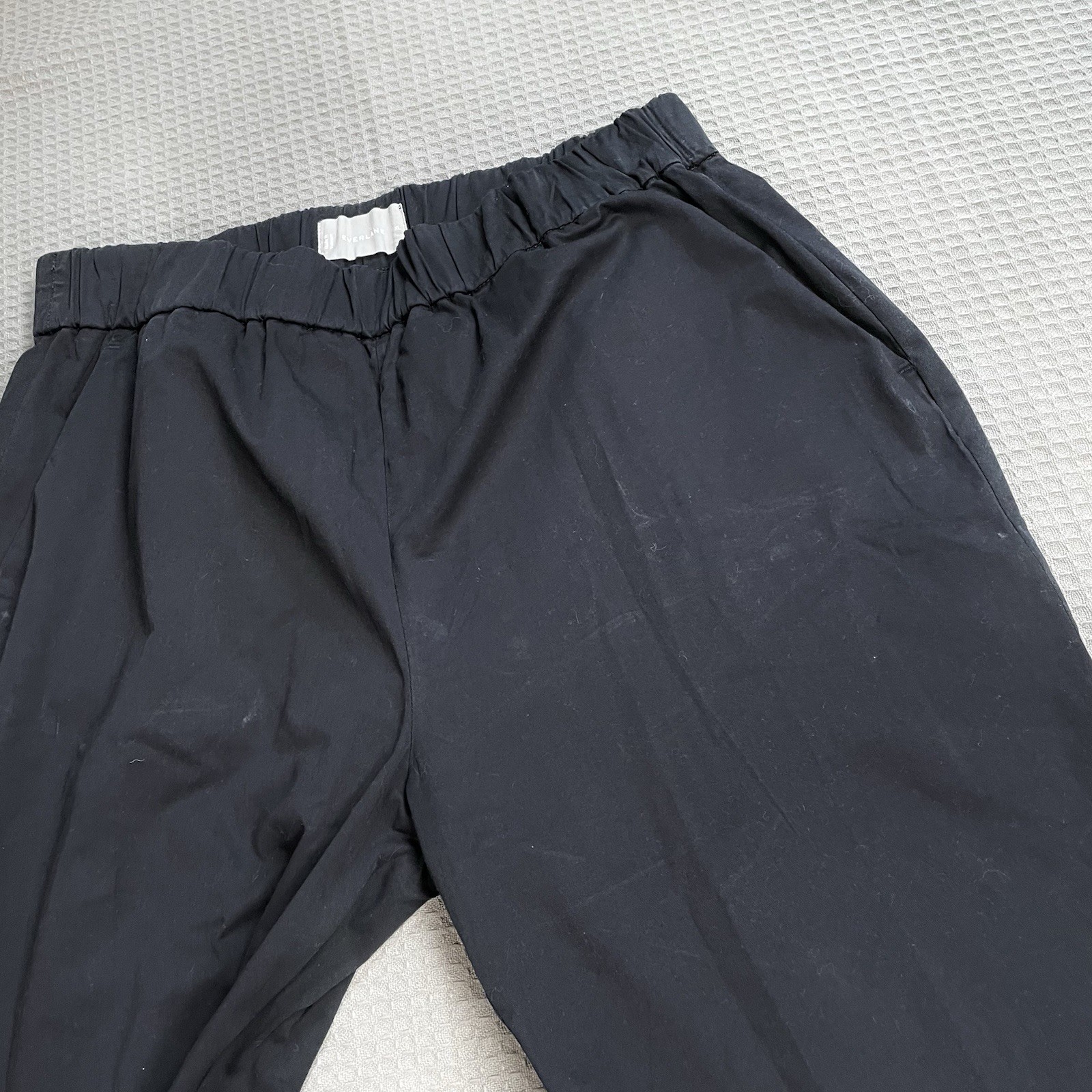 Everlane The Easy Pants XL Womens Pull On Crop Chino Organic Cotton Stretch