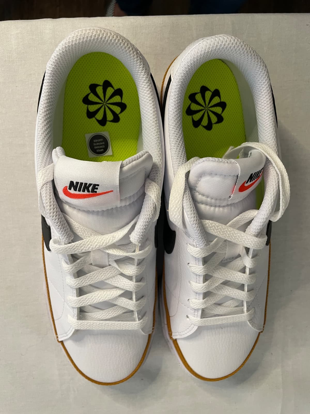Nike Court Legacy Next Nature W White/Black Desert Ochre DH3161-100 Size 9.5