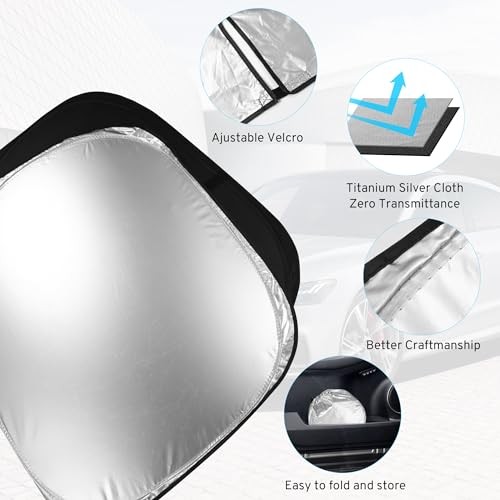 Car Windshield Sun Shade Sunshade Compatible with GMC Acadia 2026-2025 2024
