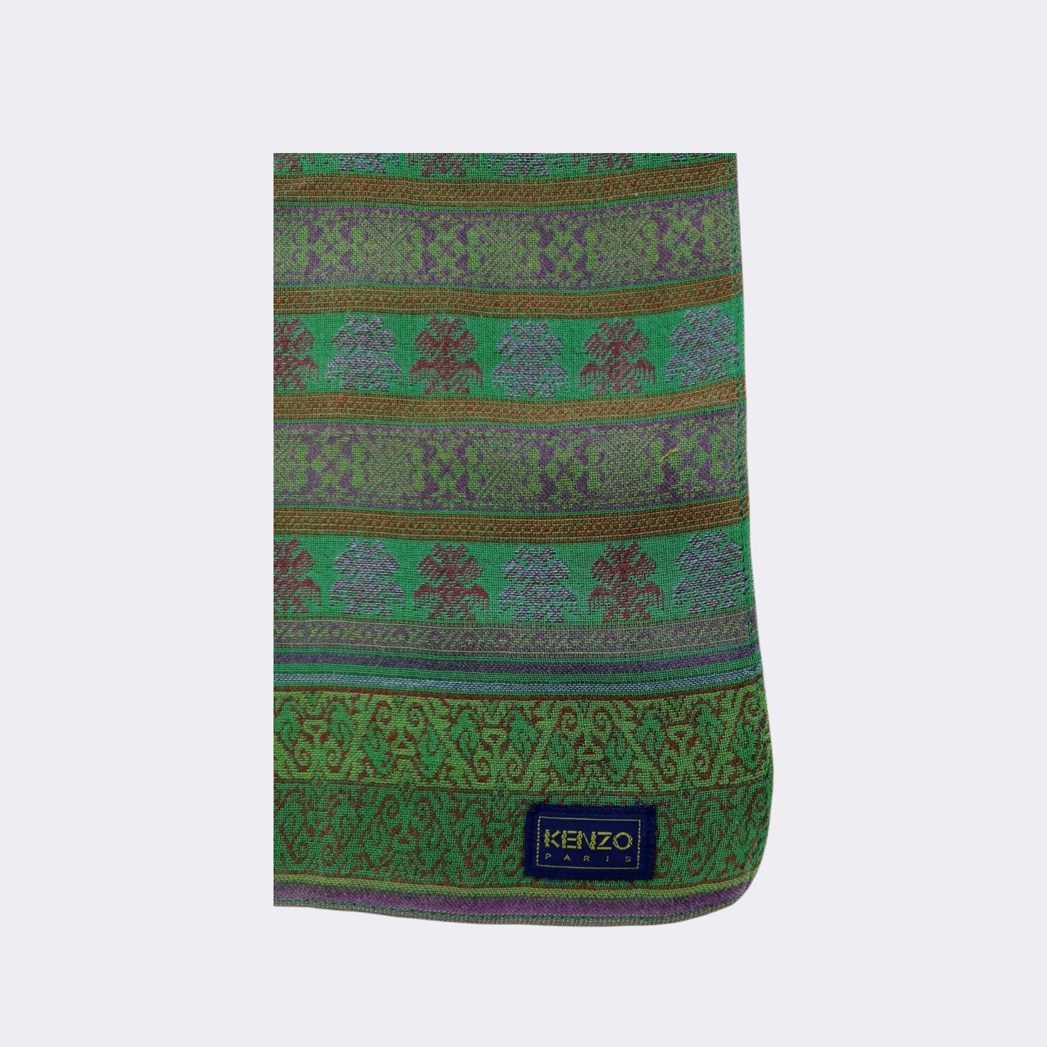Vintage Kenzo Handkerchief Neckerchief Bandana Pocket Square Gift