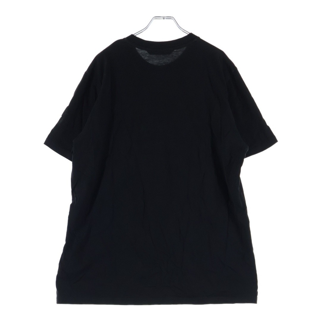 MONCLER Front Logo Print Short Sleeve T-shirt Top Black Used b4d5e523c830caa9ed5