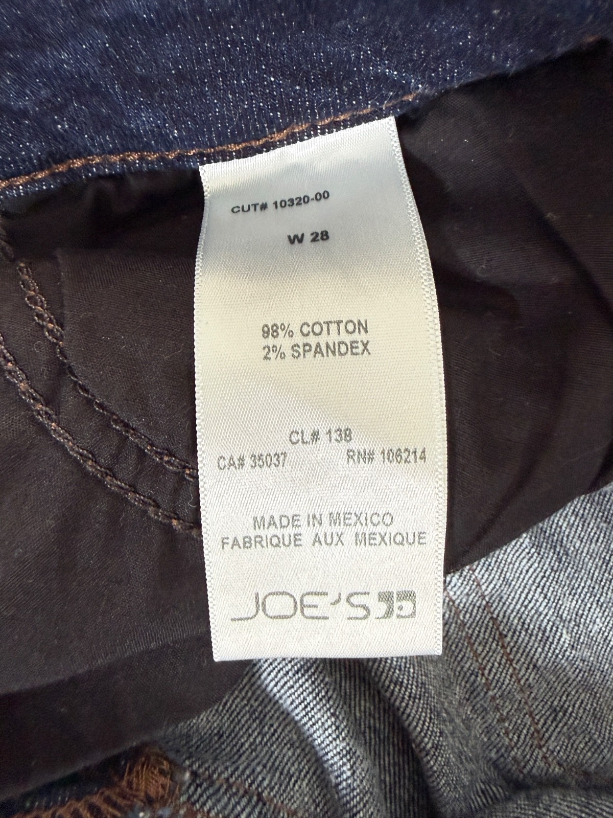 Joe’s Jeans Women’s Size 29 Dark Wash Denim Bootcut Jeans Workwear