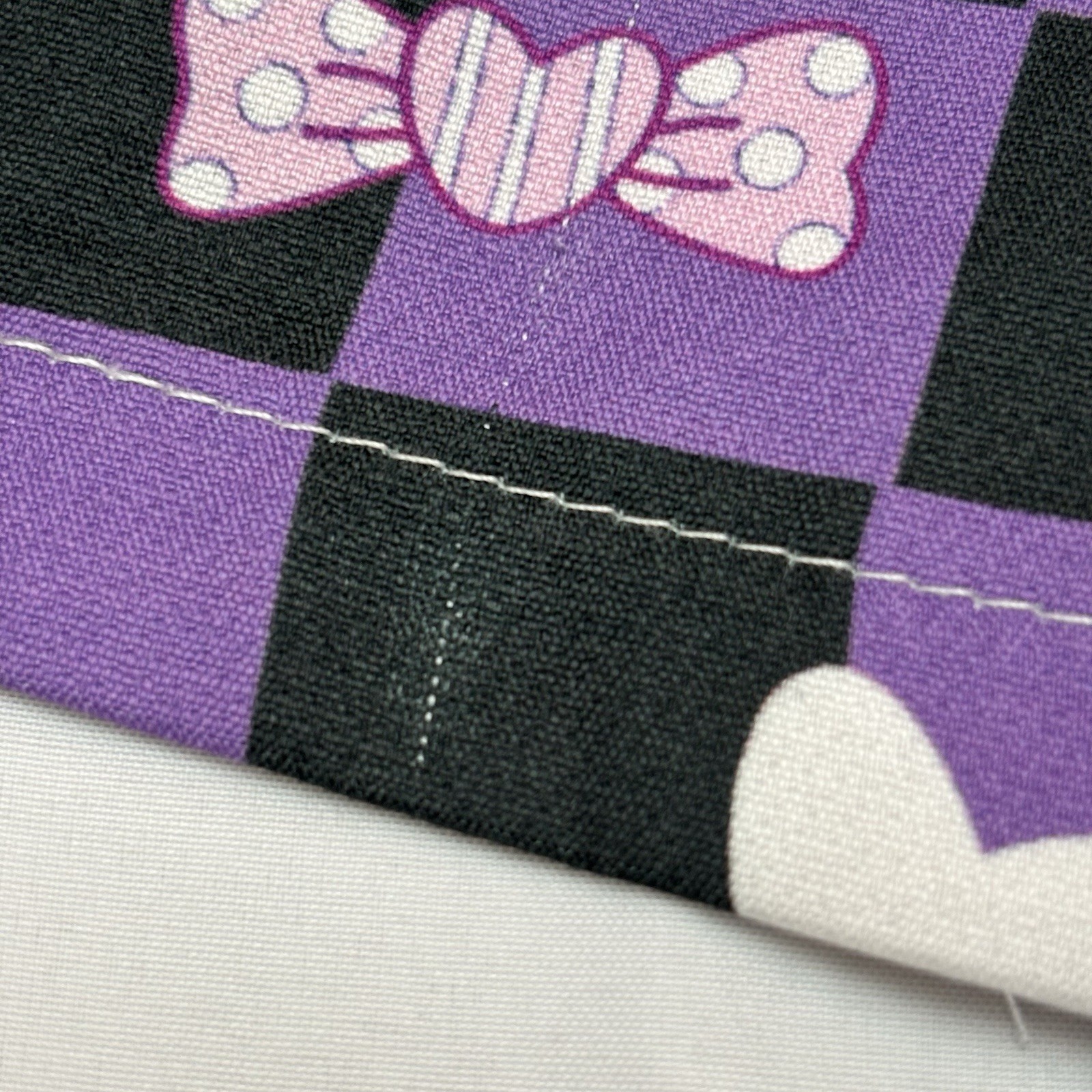 Romwe Anime Cartoon Print Checkerboard Pinafore Romper Size Small