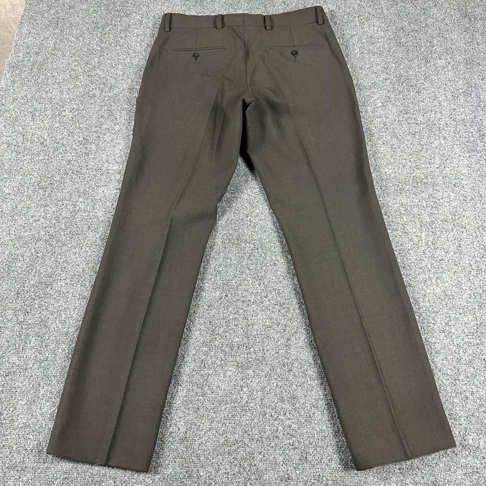Alberto Ceramica Pants Mens 32×32 Brown Modern Fit Dress Trousers Germany