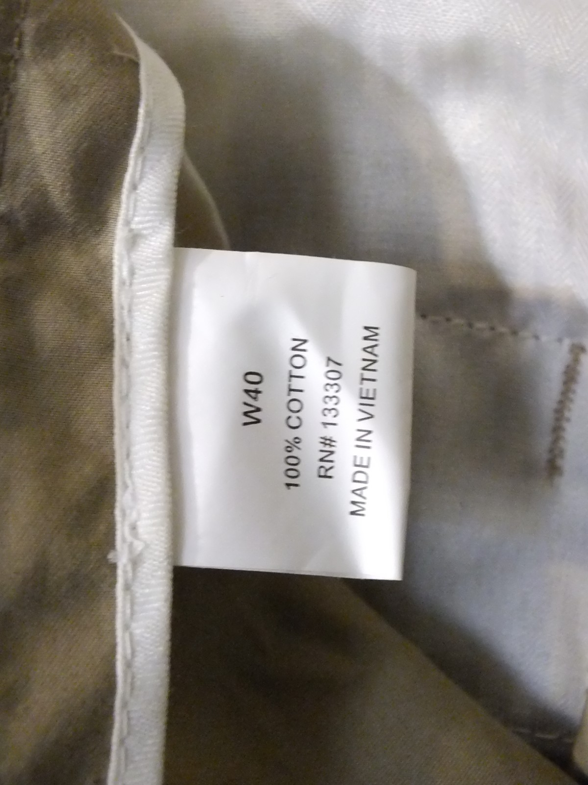 Geoffrey Beene Men’s Shorts Size 40 Tan Cotton NWT Flat Front YKK Zip 4 Pockets