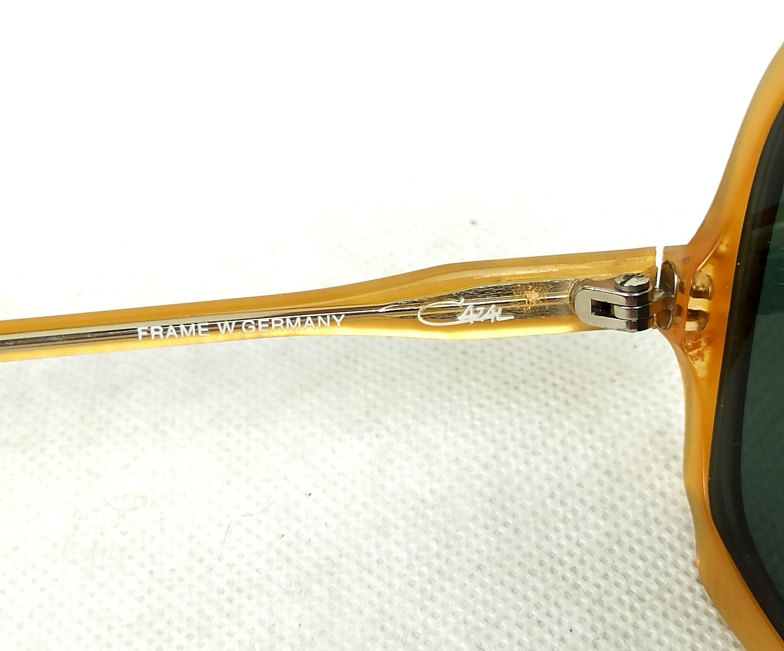 HIP-HOP CAZAL SUNGLASSES WEST GERMANY VINTAGE MOD. 156 ACETATE W/T ORIGINAL CASE