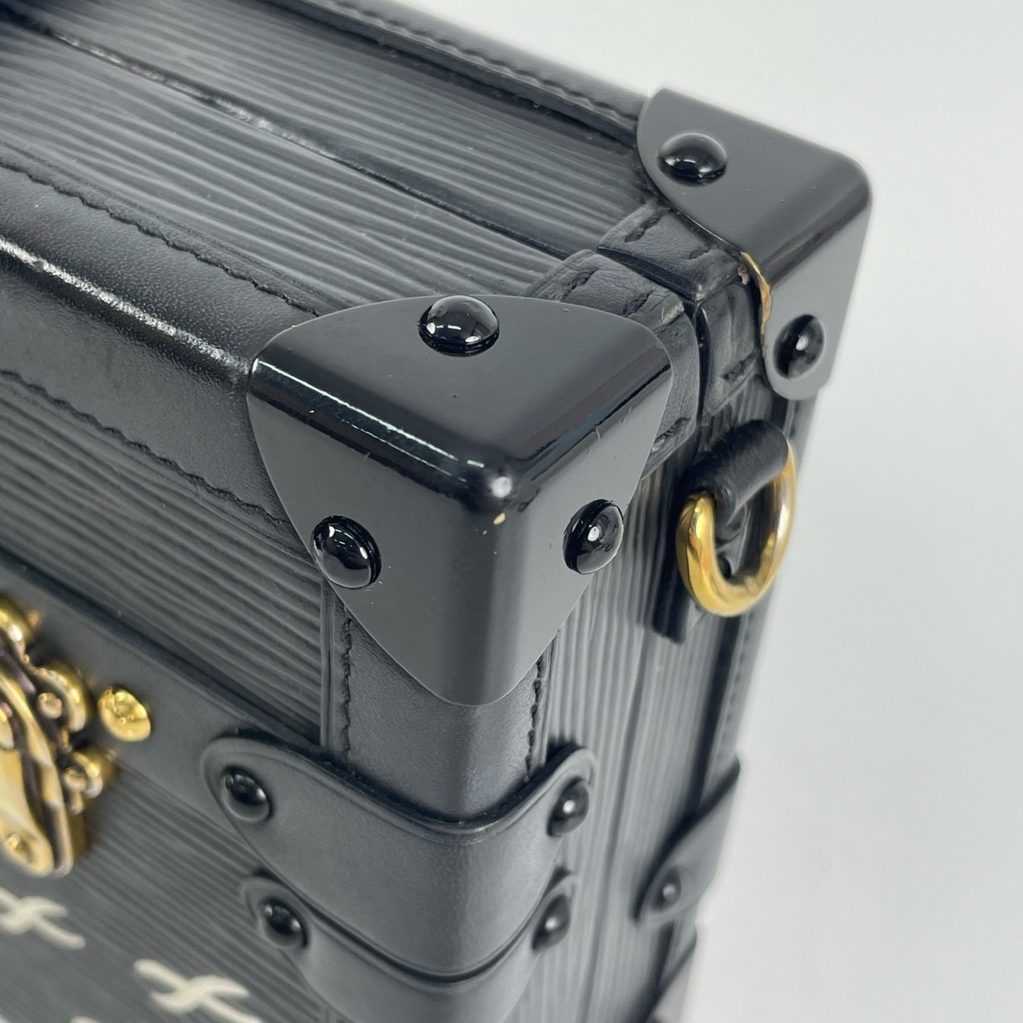Louis Vuitton Pre-Owned Authentic Box Clutch Black 20×12.5×6cm