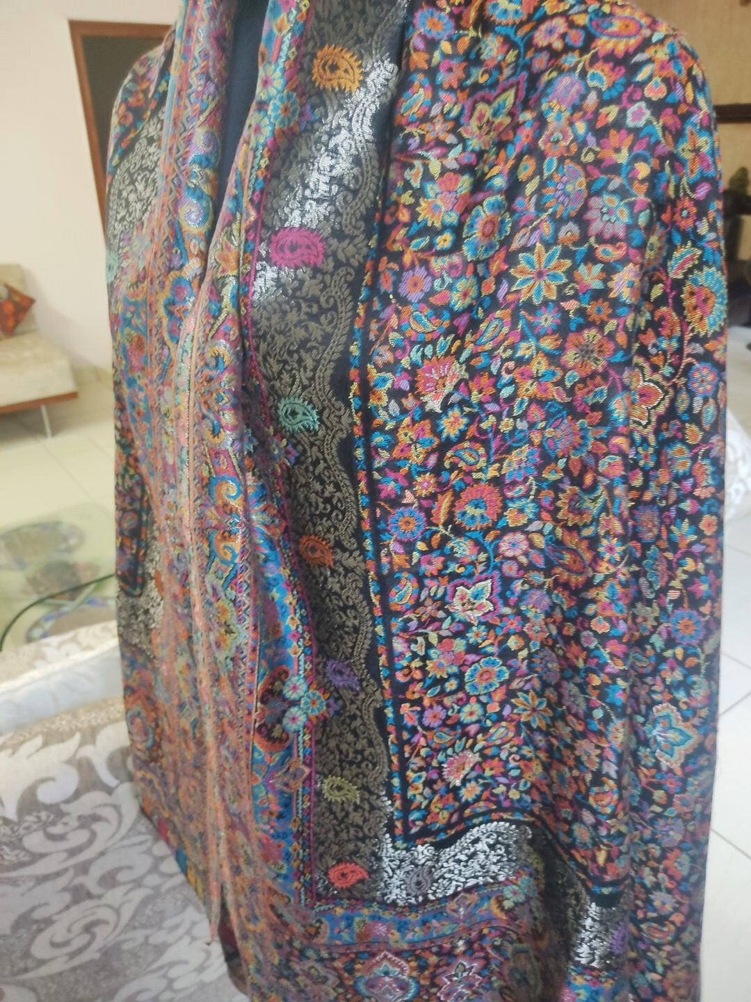 100% Silk~ PASHMINA JAMAWAR KANI JAMAVAR SHAWL DESIGNER ~12 DESIGN CHOICE