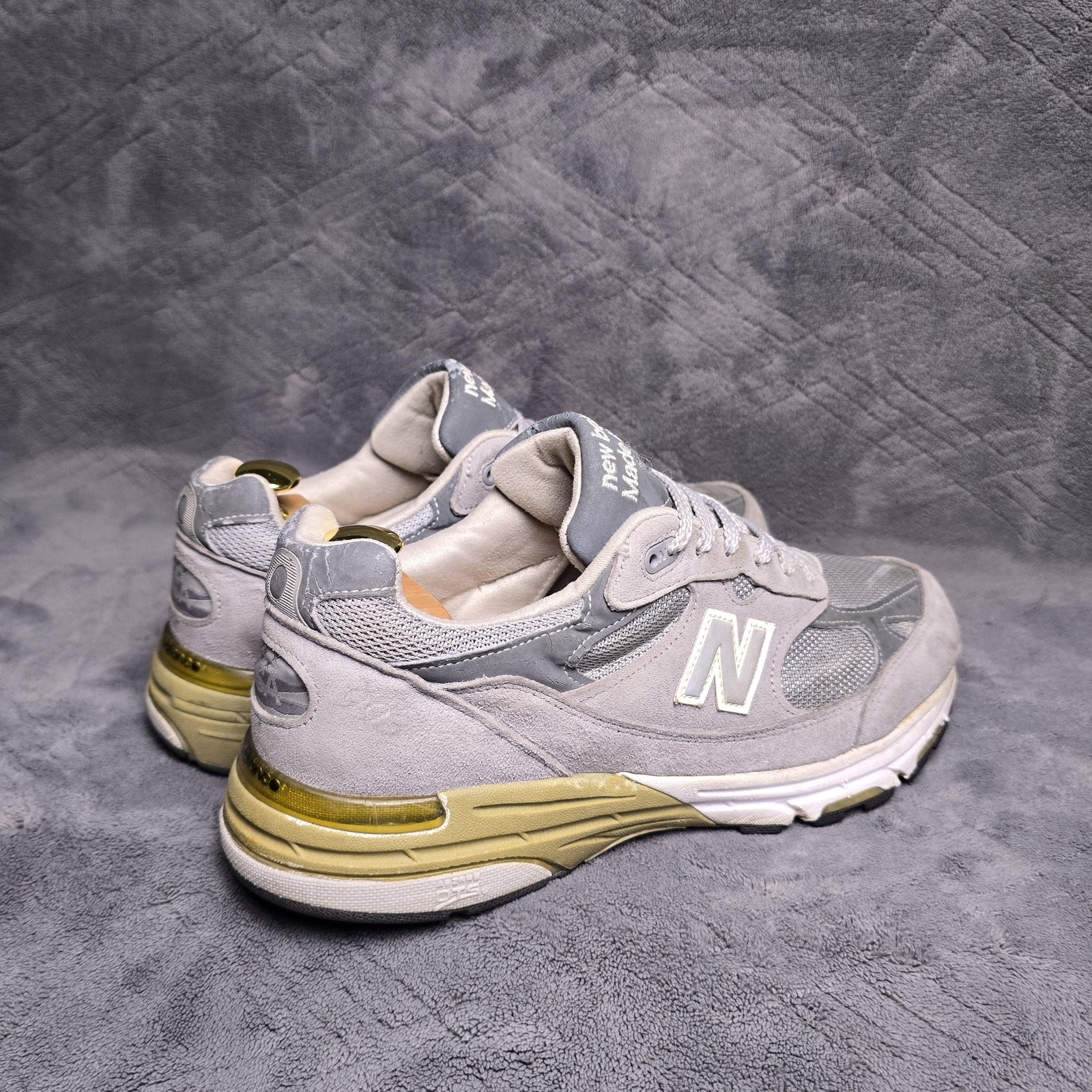 New Balance 993 Shoes Mens Size 8 4E Wide Gray Made USA Running Sneakers MR993GL