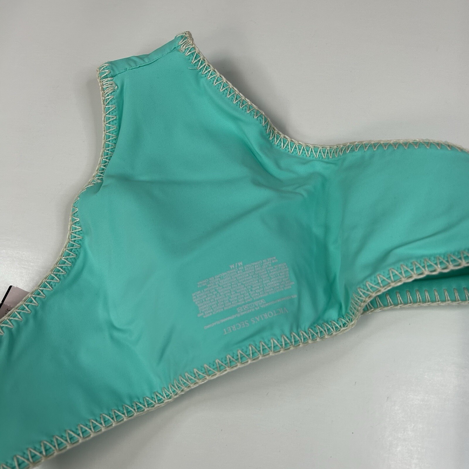 NEW Victorias Secret Size Medium Classic Hipster Bikini Bottoms Blue 8C6 #3563