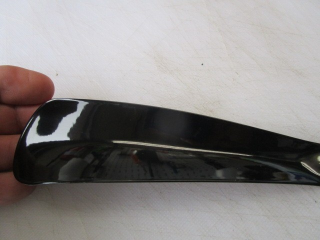 2 PCS. Salvatore Ferragamo Genuine Authentic GLOSS BLACK Shoehorns FREE SHIPPING