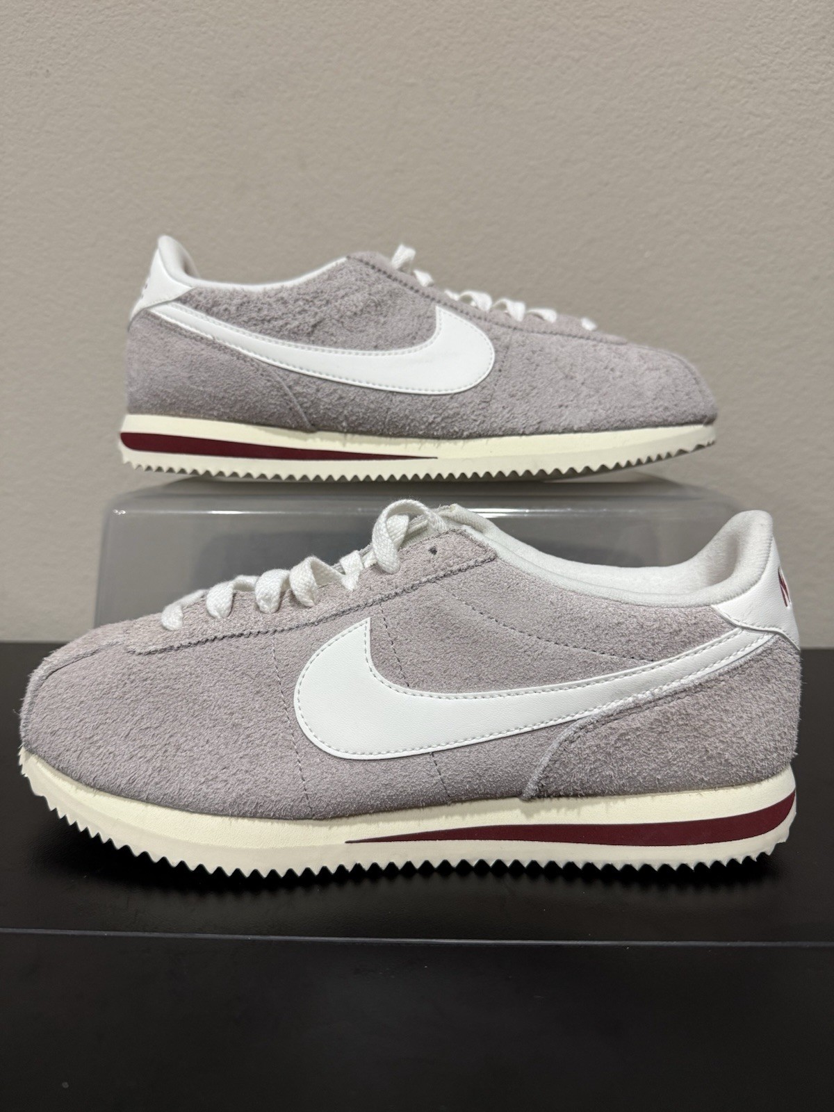 Size 9 – Nike Cortez SE College Grey Team Red