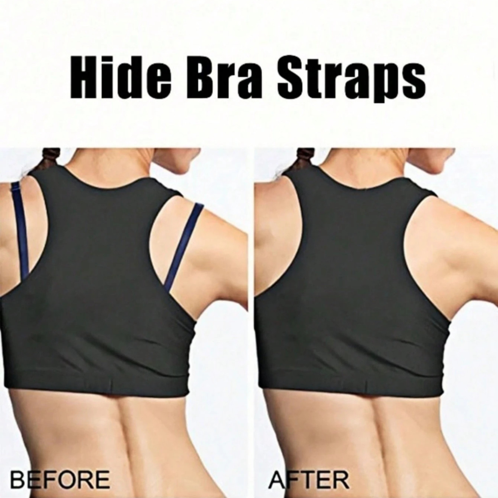 Bra Strap Clips Racerback Converter Dragonfly Anti-Slip Cross Back Holder 4-20pc