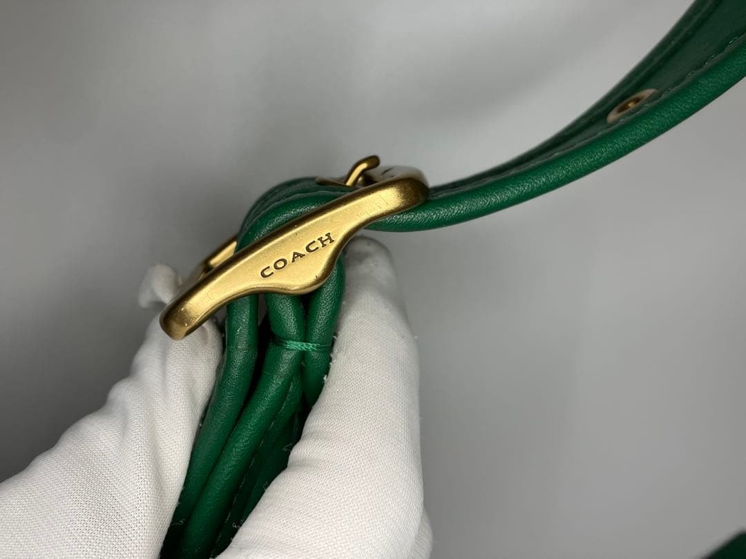 [Excellent Condition] COACH Ergo Shoulder Bag, Green, Ergo33