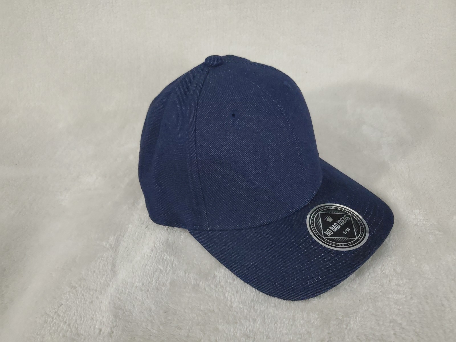 NO BAD IDEAS TUXEDO 2.0 MENS STRETCH FIT HAT SMALL MEDIUM DENIM BLUE NEW