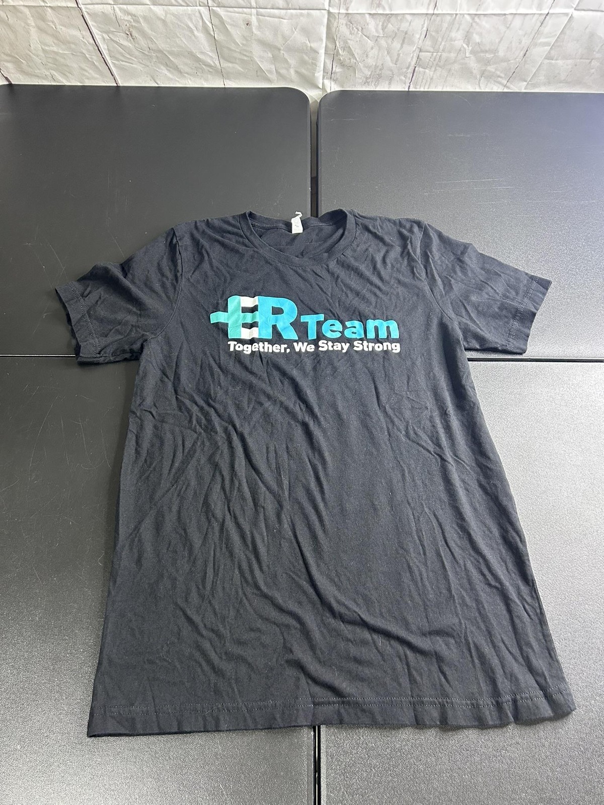 ER Team Shirt Mens Small Black Graphic Crewneck Bella Canvas Healthcare Nursing