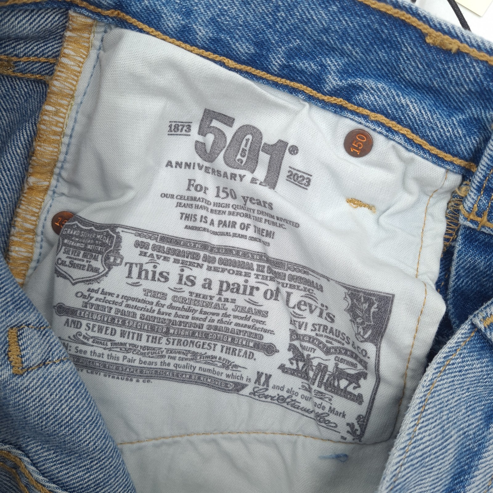 Levi’s 501 90s Limited Edition Blue Relaxed Fit Jeans W24 L32