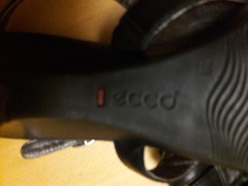 women ecco heels black 38.5