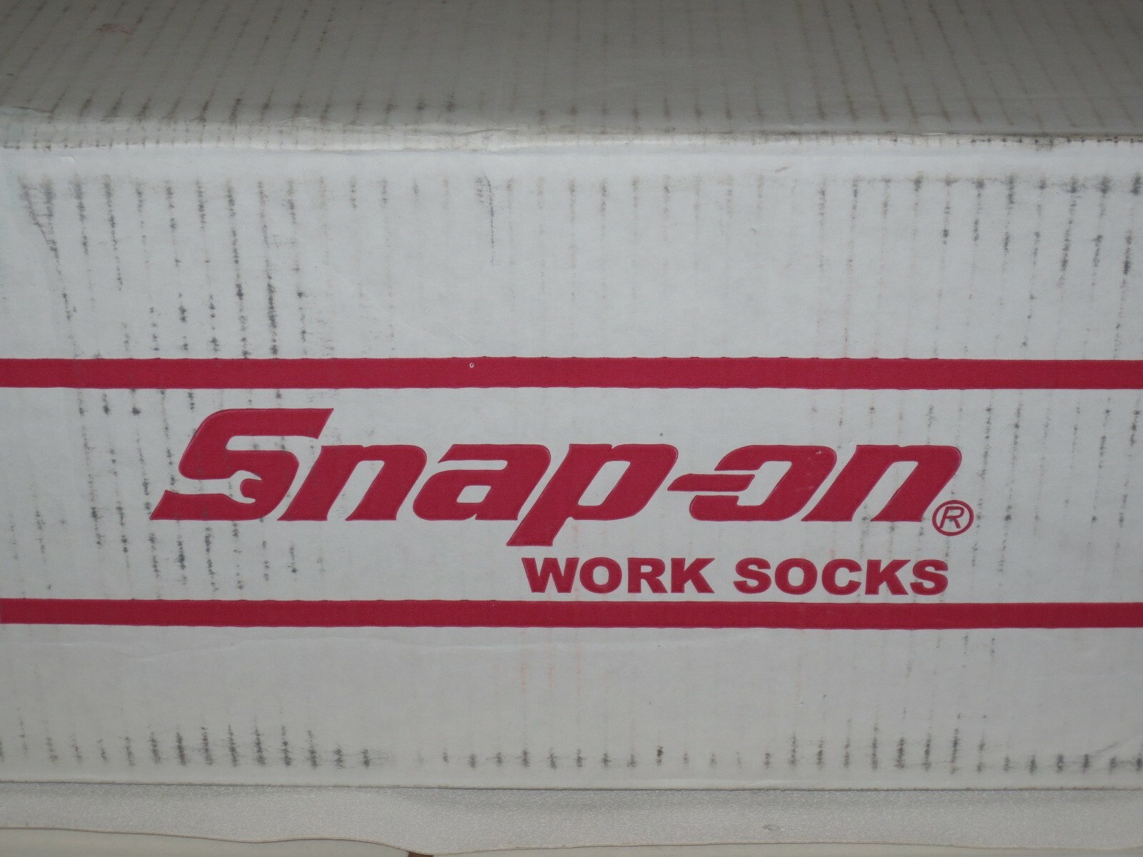 6 PAIRS Snap-On CREW Socks Men’s WHITE LARGE ~ FREE SHIPPING ~ MADE IN USA *NEW*