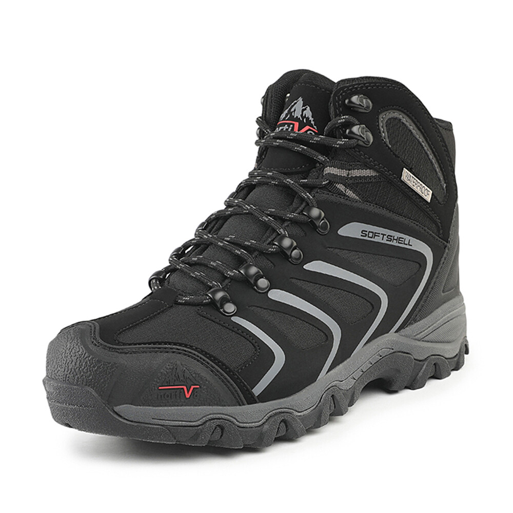 NORTIV 8 Men’s Waterproof Hiking Boots Outdoor Lightweight Shoes Trekking Trails