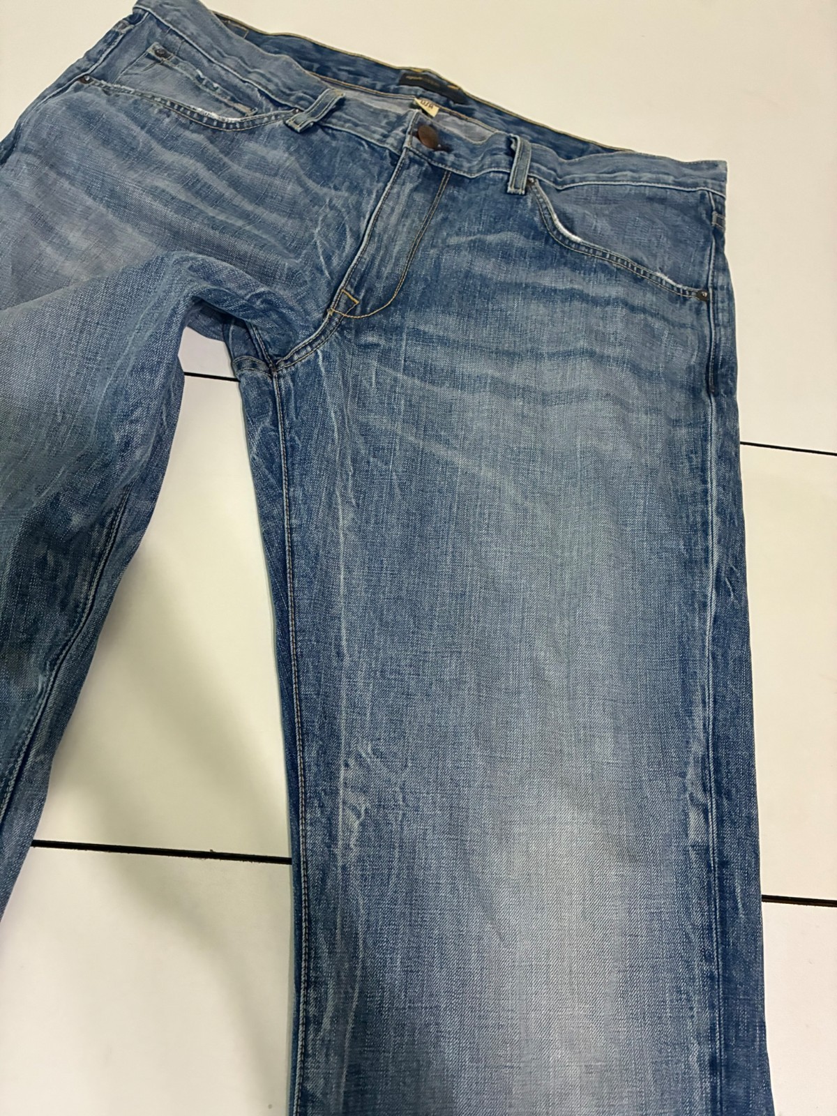 Agave Copper Jeans 40×36 Zuma Vintaged Gringo Whiskered Denim USA Premium 12-188
