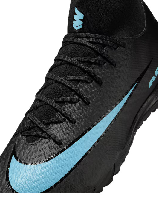 Nike Men’s Mercurial Superfly10 Academy TF High Soccer Black/Ice Blue FQ8331-001