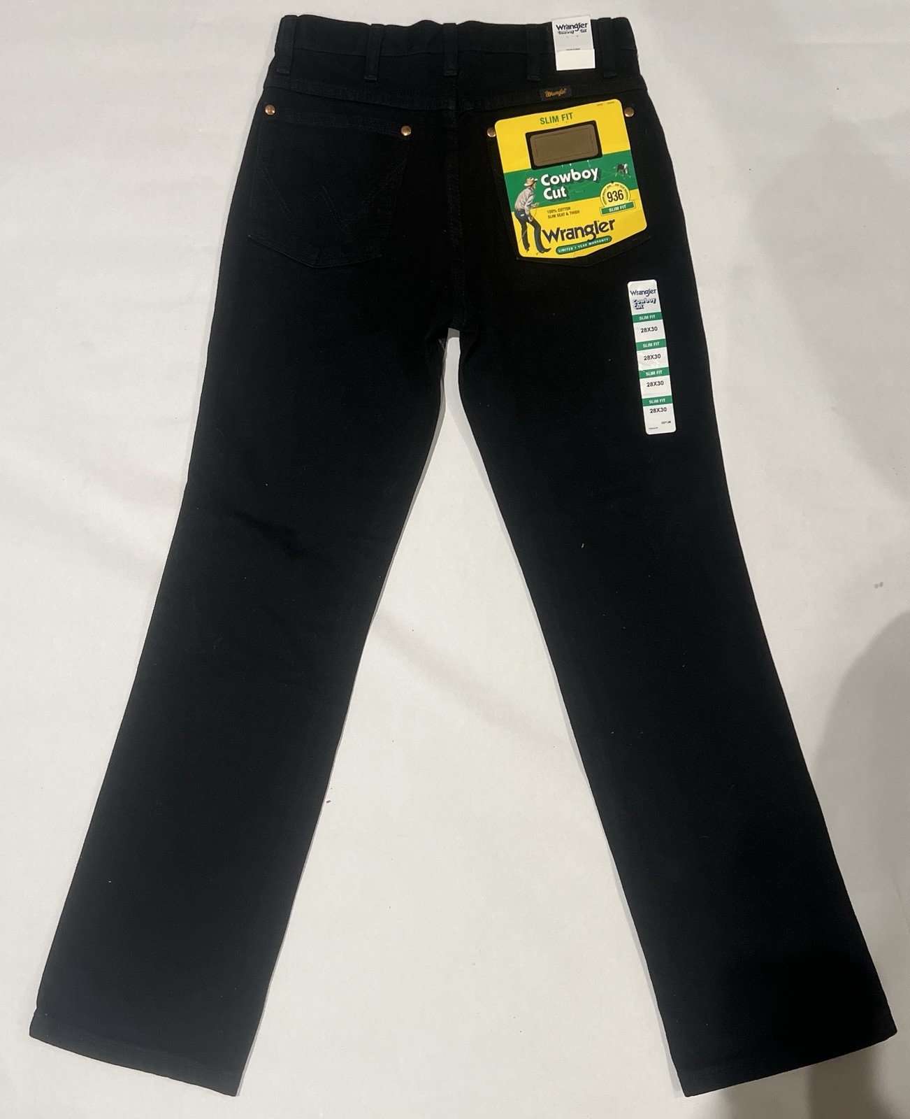 Wrangler 936 Slim Fit Cowboy Cut Bootcut Jeans | 28 X 30 | New