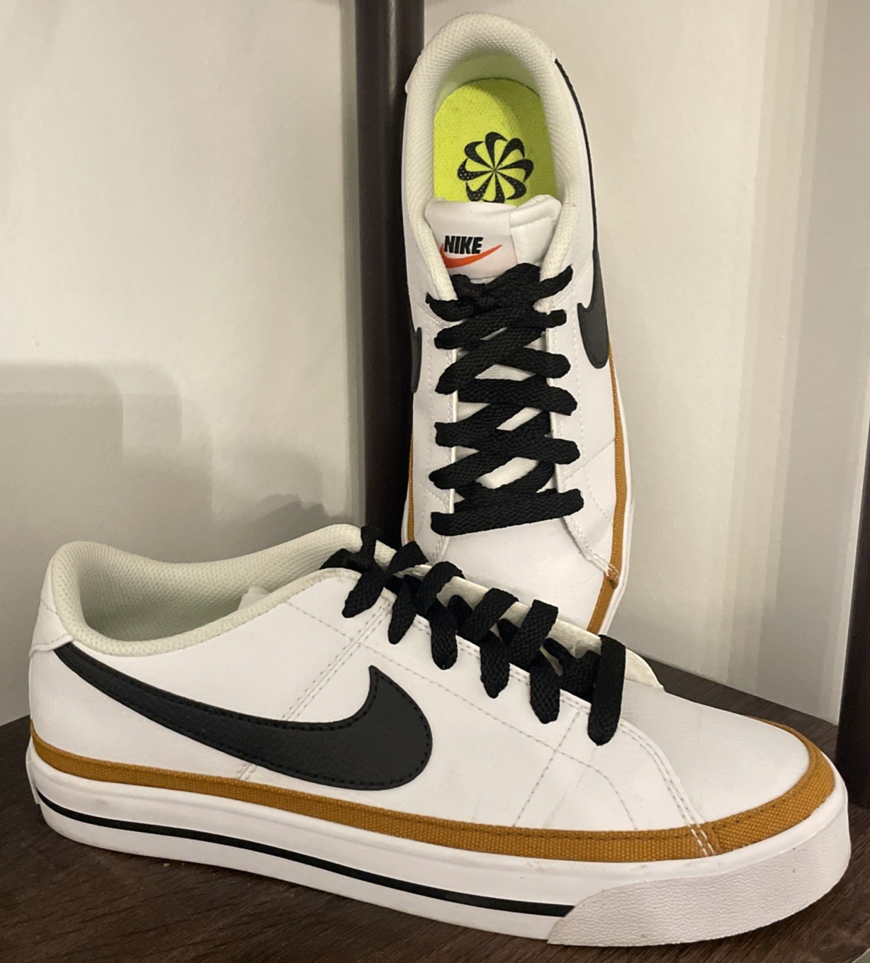Nike Court Legacy Next Nature White Black Desert Ochre Men’s 9 DH3161-100 M1