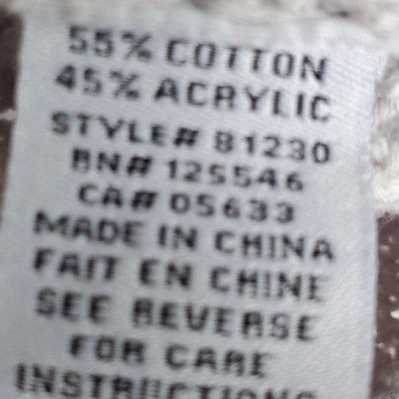 Habitat Oversized Gray Batwing Knit Sweater Casual XS Sm Natural Fiber Lounge