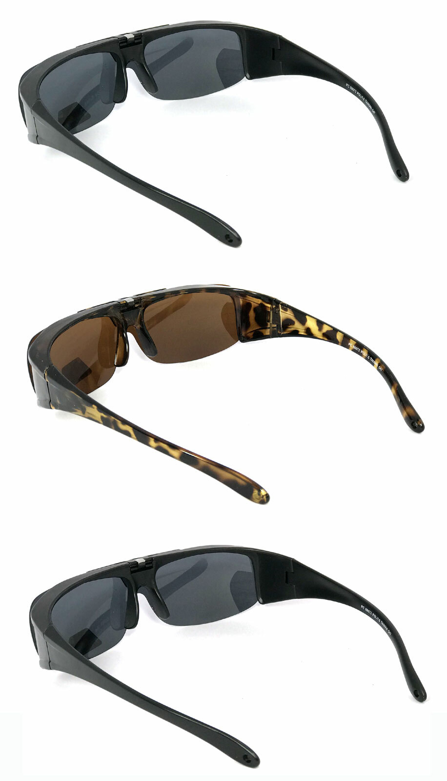 Flip Up Fit Over Sunglasses Polarized Lens Over PRESCRIPTION GLASSES UV400